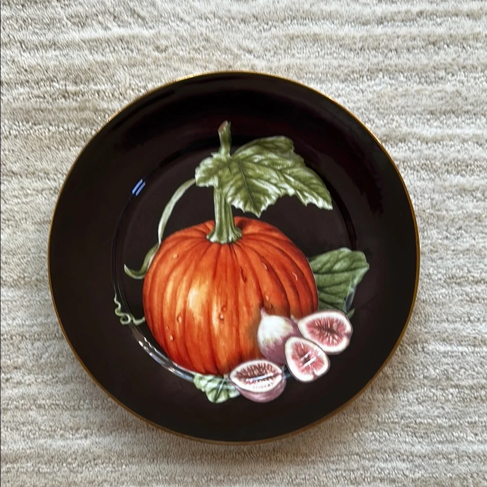 Williams Sonoma's Harvest Pumpkin Plate 9